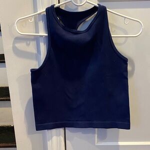 Free People Intimately Racer Back Navy Tank